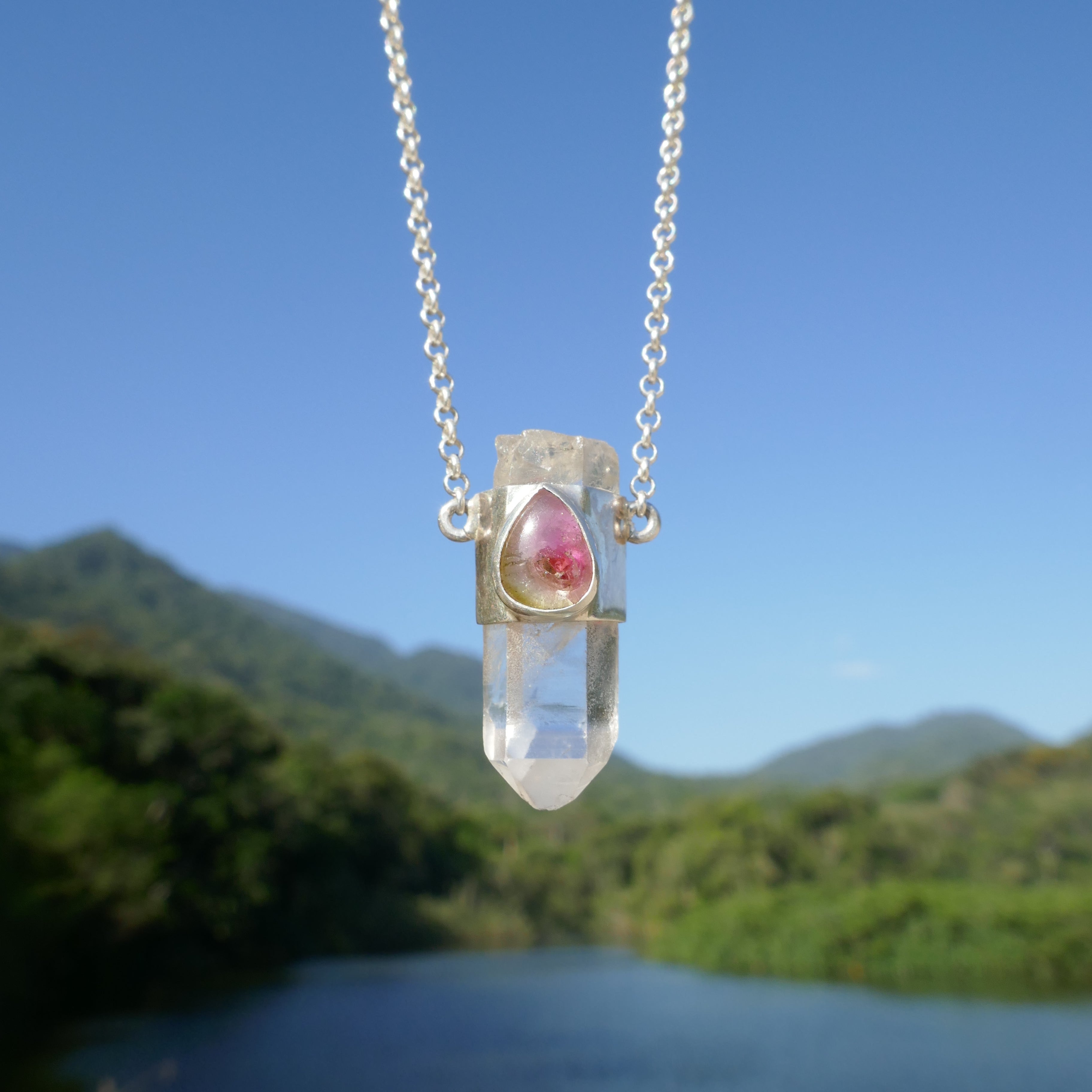 Colar Atlantis Turmalina Melancia