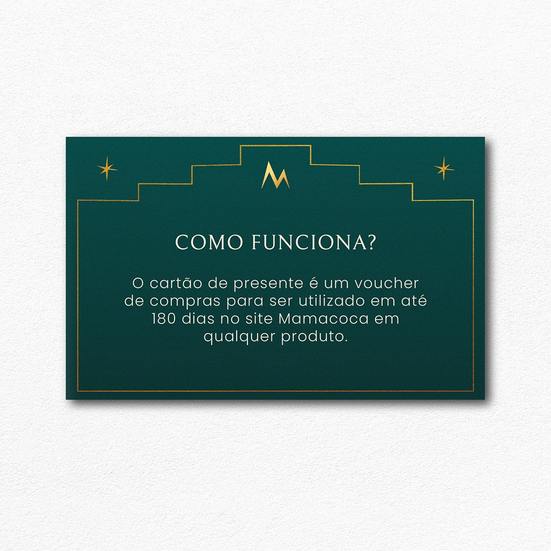 Cartão de Presente Mamacoca