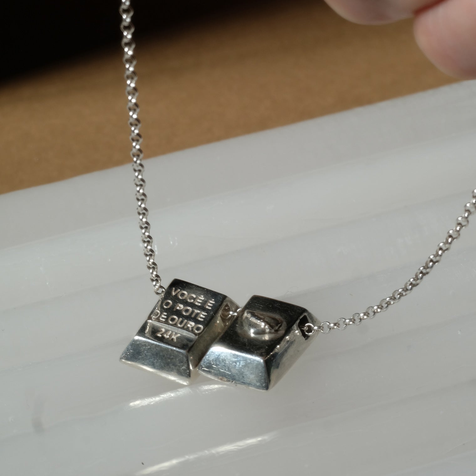 Escapulário 24k Prata