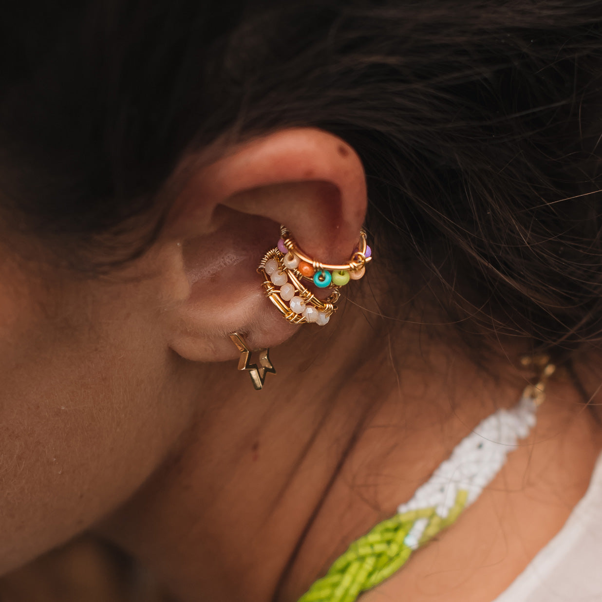 Piercing Supernova Ouro 18k