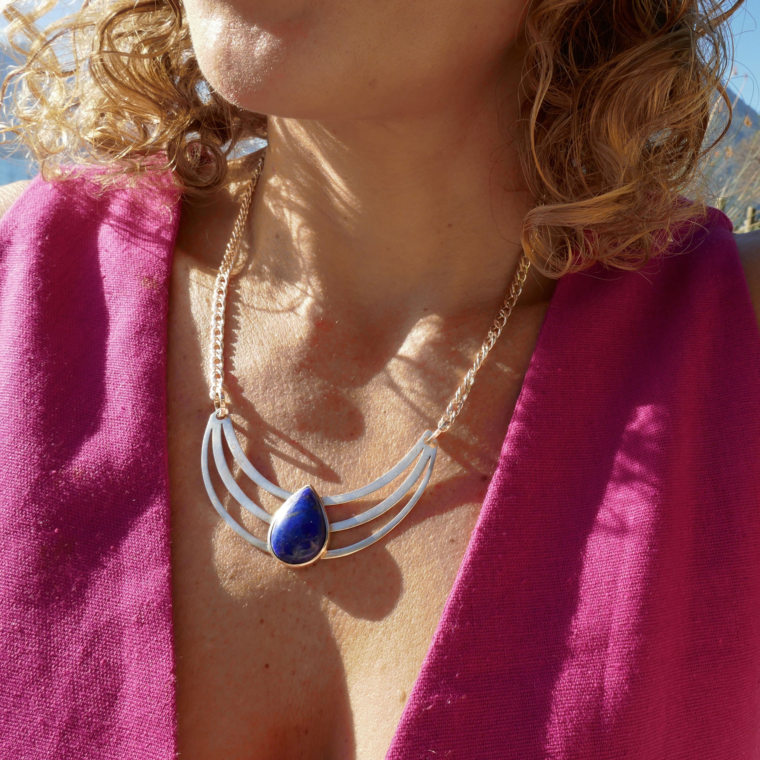 Colar Nazca Lapis Lazuli