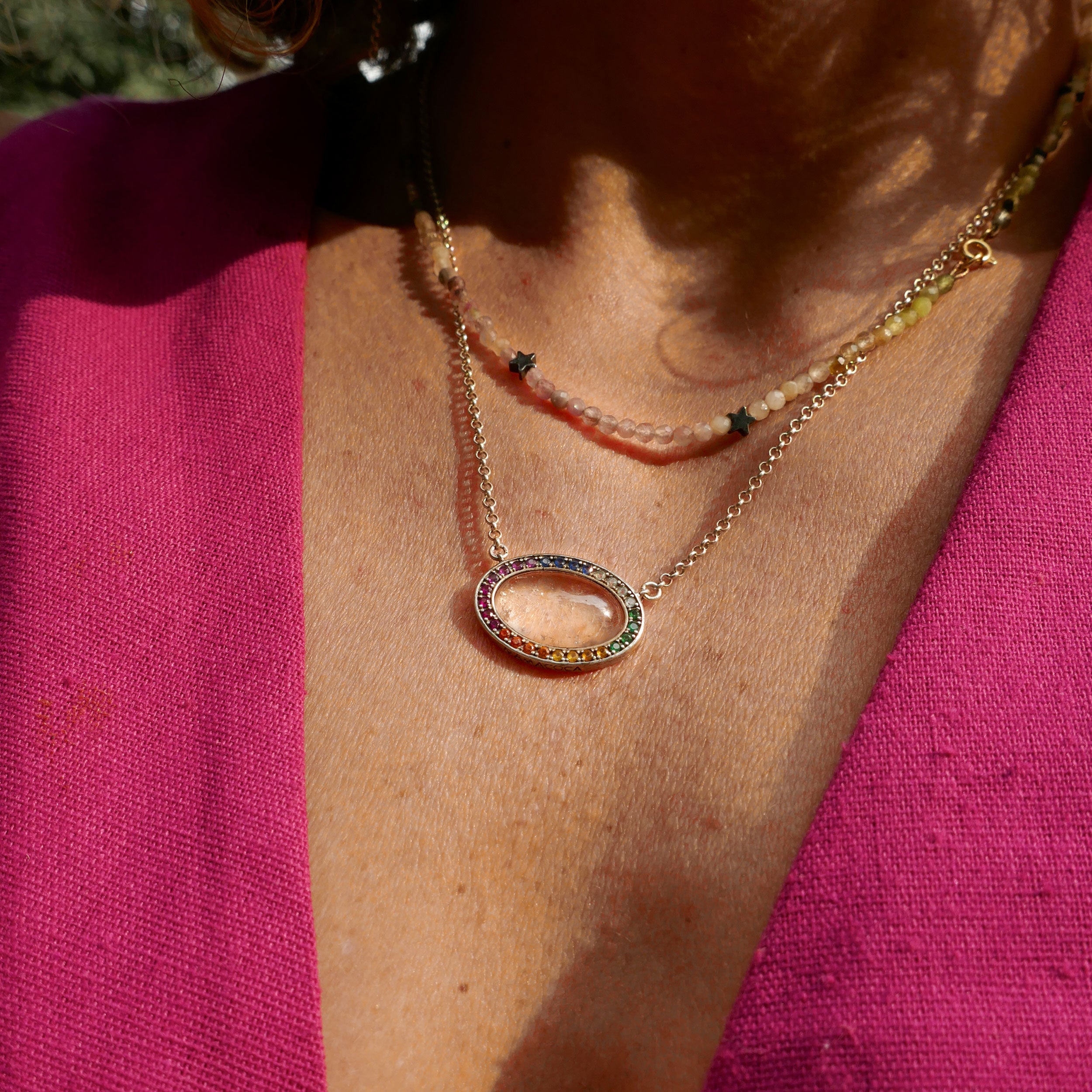 Colar Chakra Cristal