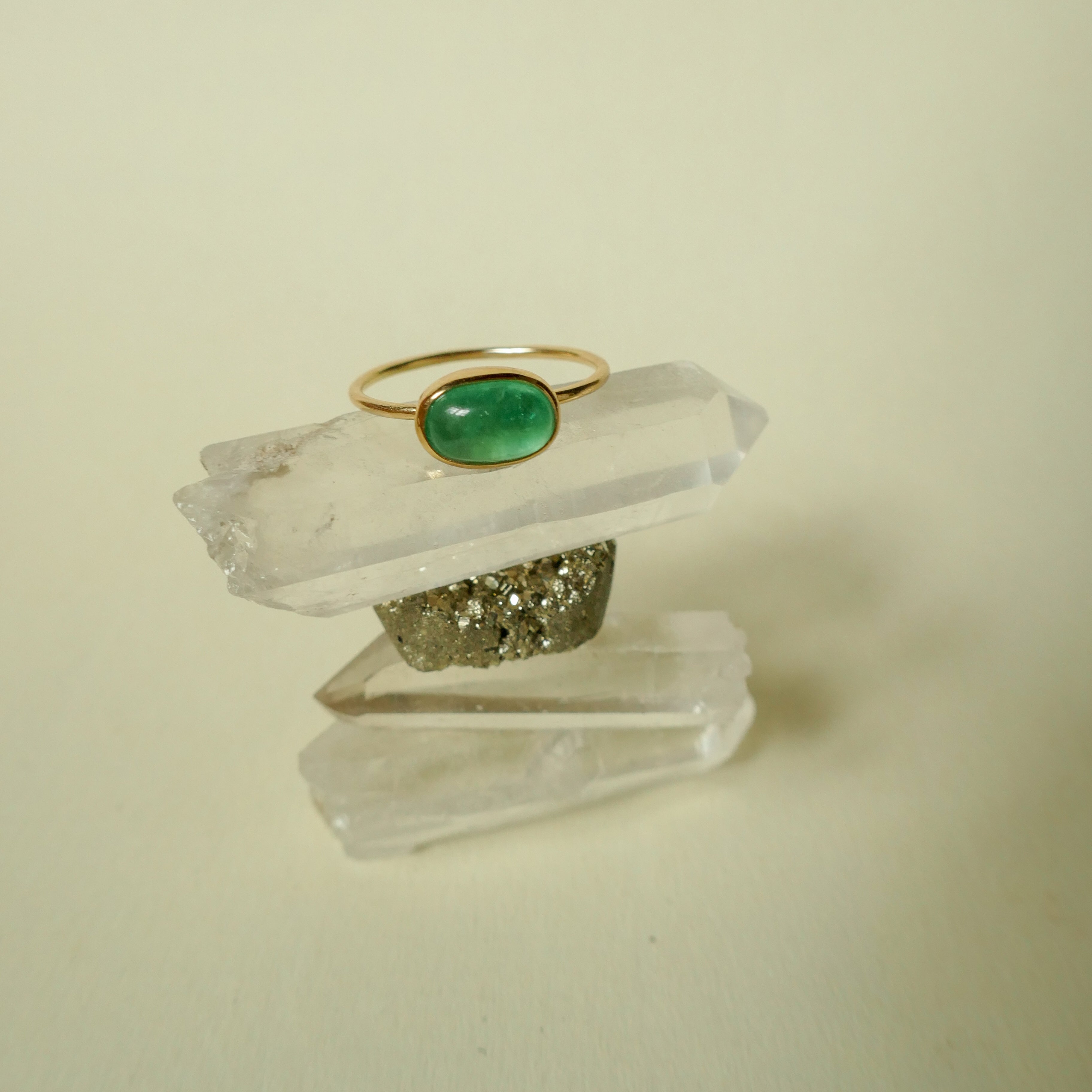 Anel Zipá Esmeralda