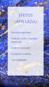 Efeitos da Pedra Lapiz Lazuli
